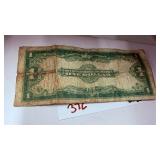 1923 Large Size $1 Silver Certificate Blue Seal