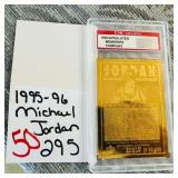 1995-96 UD Michael Jordan Gold Card Gem Mint 10