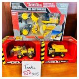 Tonka Die Cast Construction Vehicles Lot
