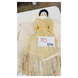 Antique China Head Doll 22 Inches 1800s Era