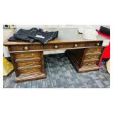 Executive Leather Top Desk 72x36x30