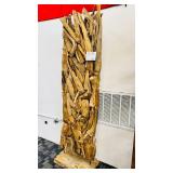 Driftwood Floor Sculpture 25x48 Coastal