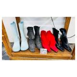 Womens Boot Lot 4 Pairs Size 8 to 8.5