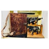 Antique Brass Surveyor Transit w Case