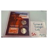 Grand Canyon Coin and Stamp Display Set