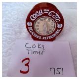 Coca-Cola Wind Up Kitchen Timer