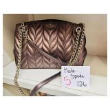 Kate Spade Quilted Metallic Chain Shoulder Bag