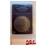 1976 Bicentennial Ike Dollar BU Slabbed
