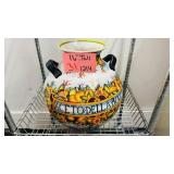 Italian Aceto Della Rocca Vinegar Jar 16in