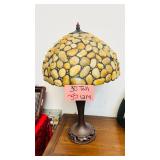 Natural Stone Mosaic Shade Table Lamp 30in