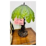 Palm Tree Leaf Shade Table Lamp 25in