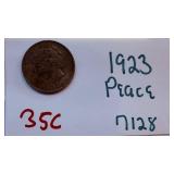 1923 Peace Silver Dollar Dark Toned
