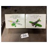 (2) JD Airplane Banks