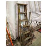 (2) Wood Ladders