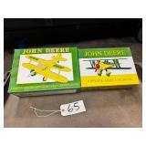 (2) JD Airplane Banks