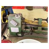 Central Machinery Wood Lathe and Lathe Tools