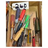 Box Lot of Screwdrivers