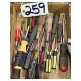 Box Lot of Screwdrivers