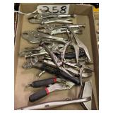 Assorted Vice Grips and Vice Grip Clamps