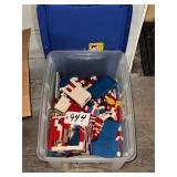 Plastic Tote Full of Legos