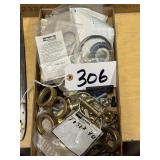 Box of Misc. Hardware, Hydraulic Seals, Etc.