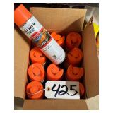 Box of Rust-Oleum Orange Marking Paint