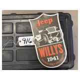 "Willys Jeep - 1941" Sign