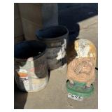 Concrete Bulldog & Buckets