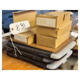 Clip Boards & Boxes of Noxel Midnight Brown Paper
