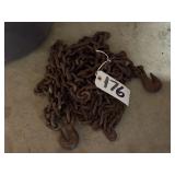 17ft Chain with (2) Hooks