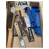 Putty Knives and Wire Brush