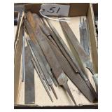 Box of Assorted Rat-Tail Files