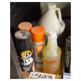 Engine Degreaser, Tire Foam and Bottle of Awesome