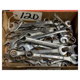 Lot of Assorted Open and Boxed-End Wrenches
