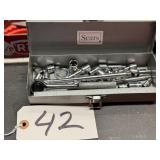 Vintage Sears 1/4" Drive Socket Set