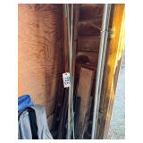 Contents of Corner including Gas Can