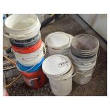 Lot of Empty Buckets