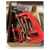 Box of asst C-Clamps