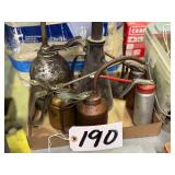 Assorted Oil Cans