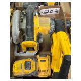 DeWalt 20v Circular Saw and Reciprocating Saw
