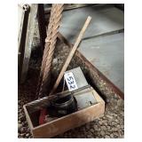 Box of Misc. Hardware and Concrete Rods