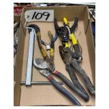 Assorted Cutters & Pliers