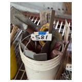 Bucket of Concrete Hand Floats