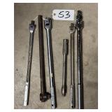 6 Assorted Breaker Bars
