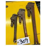 3 Ridgid Pipe Wrenches