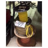 3 Partial Spools of Insulated Wire