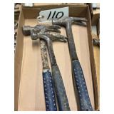 3 Estwing Claw Hammers