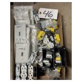 Box of Assorted Outlet Switches and Covers