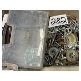 Box Lot of Assorted Fasteners and Misc.