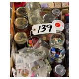 Box Lot of Assorted Buttons